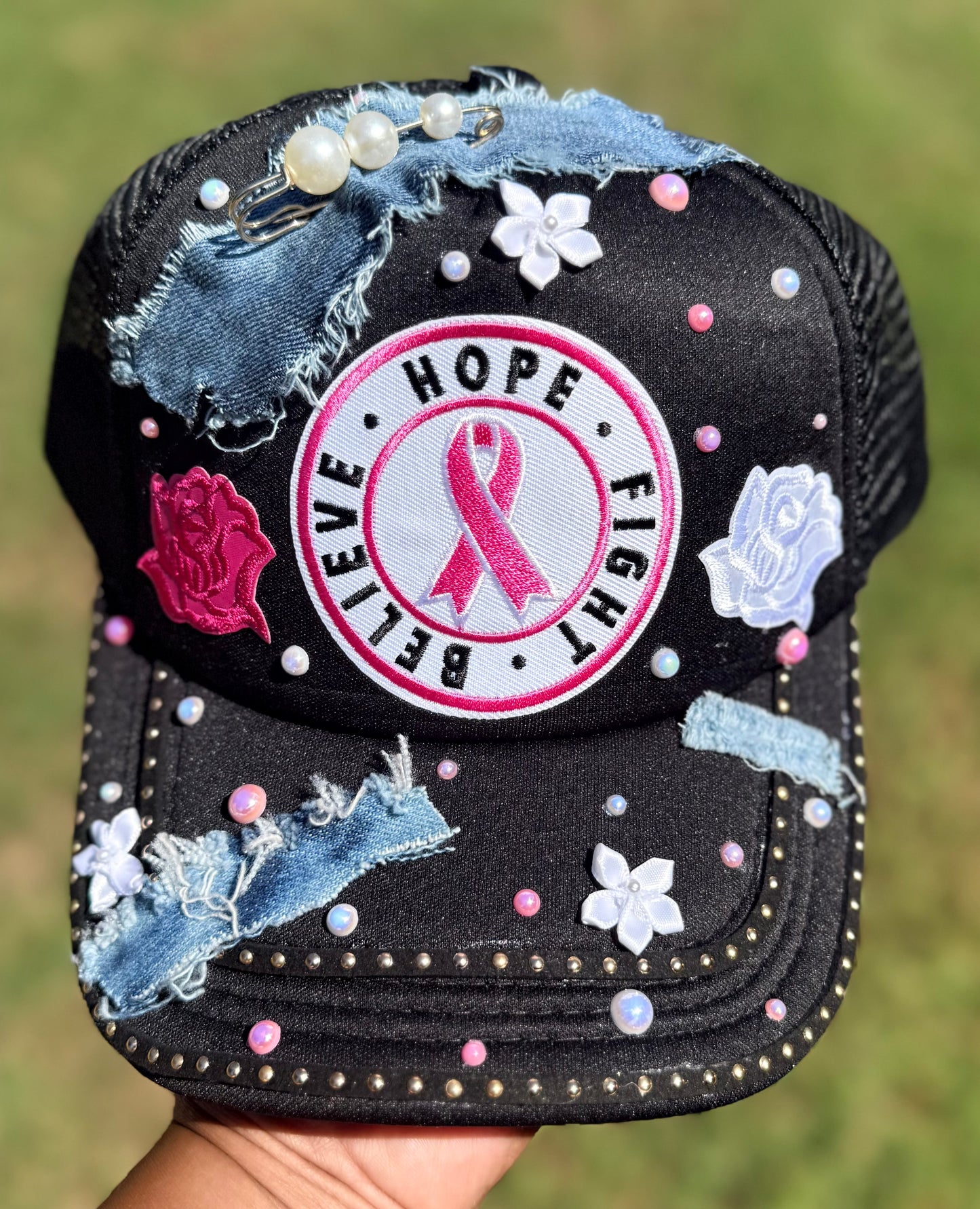 Breast Cancer Junk Trucker Hat
