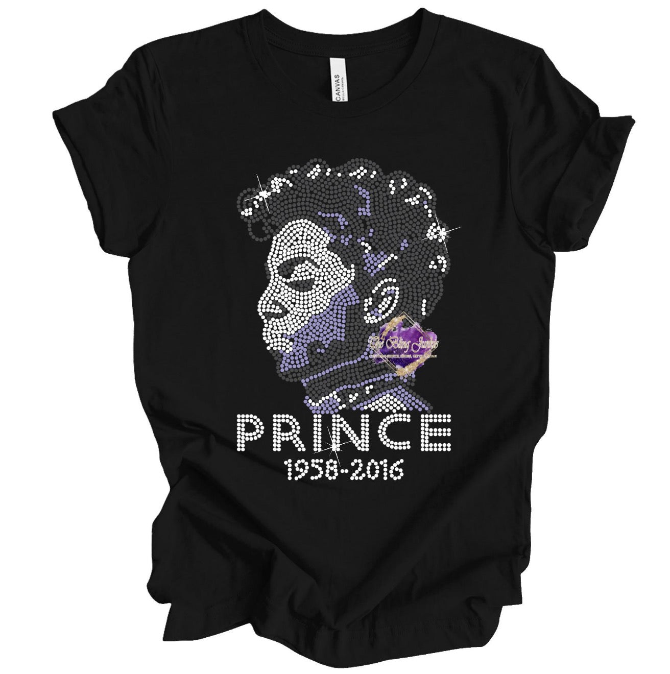 Prince Tribute Rhinestone Shirt