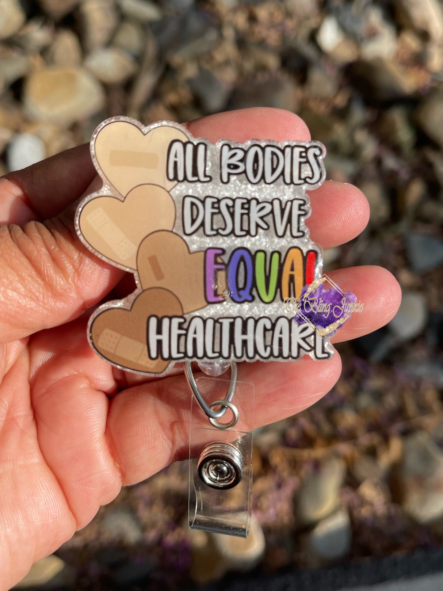 All Bodies Deserve Equal Healthcare Badge Reel