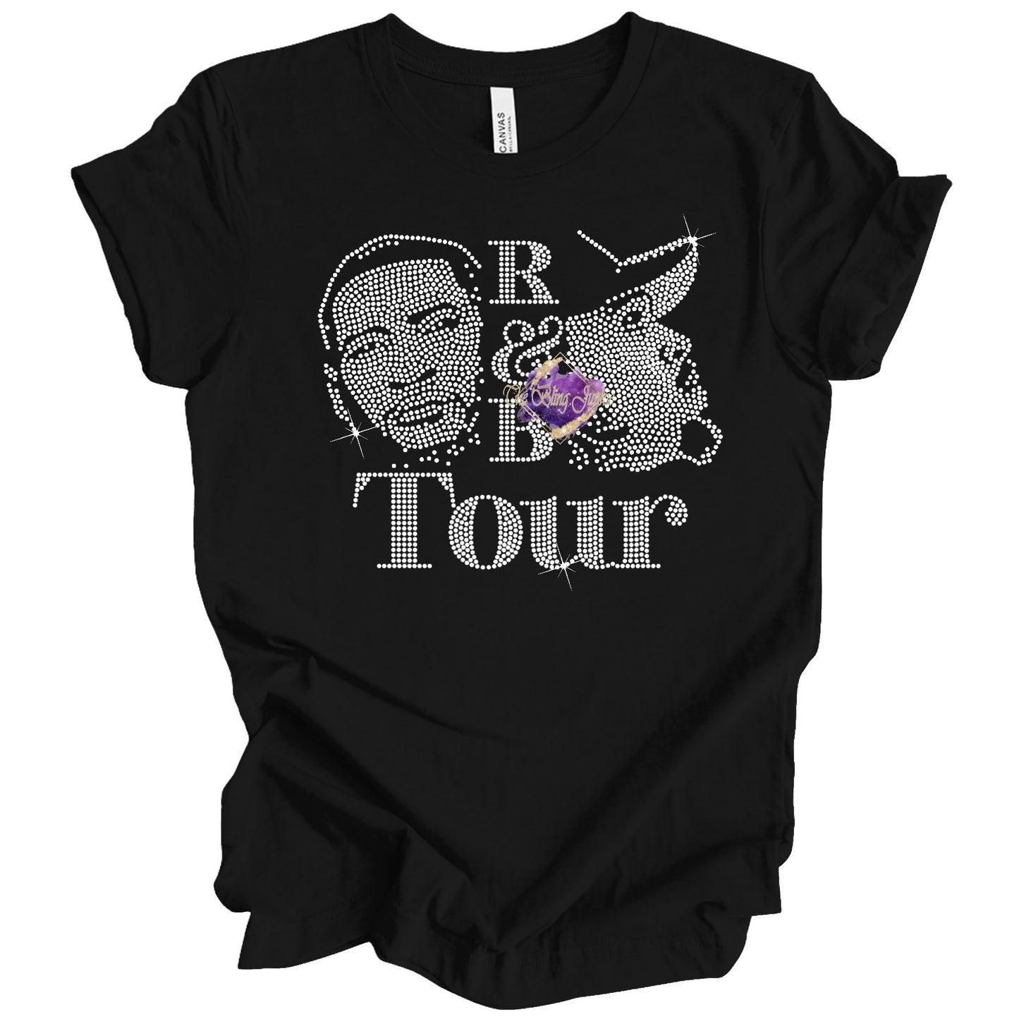 R&B Tour Inspired Rhinestone Tee